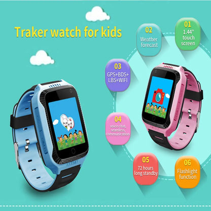 GPS Tracker Kids Smart Watch Phone Camera Remote Listening