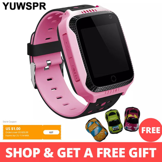 GPS Tracker Kids Smart Watch Phone Camera Remote Listening