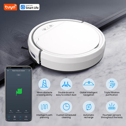 2023 New Robot Vacuum Smart Powerful Efficient TangleFree